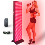 EXESAS  600 LED, 3000W Dual-Chip, Red Light Therapy Device for Full Body, 4-Wavelengths Infrared LED Panel for Skin, Weight, Pain, Wellness