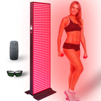 EXESAS  600 LED, 3000W Dual-Chip, Red Light Therapy Device for Full Body, 4-Wavelengths Infrared LED Panel for Skin, Weight, Pain, Wellness