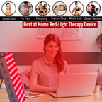 EXESAS 80 LED, 400W Dual-Chip, Red Light Therapy Device for Full Body 660nm & 850nm Infrared LED Panel for Beautiful Skin, Weight & Pain Management