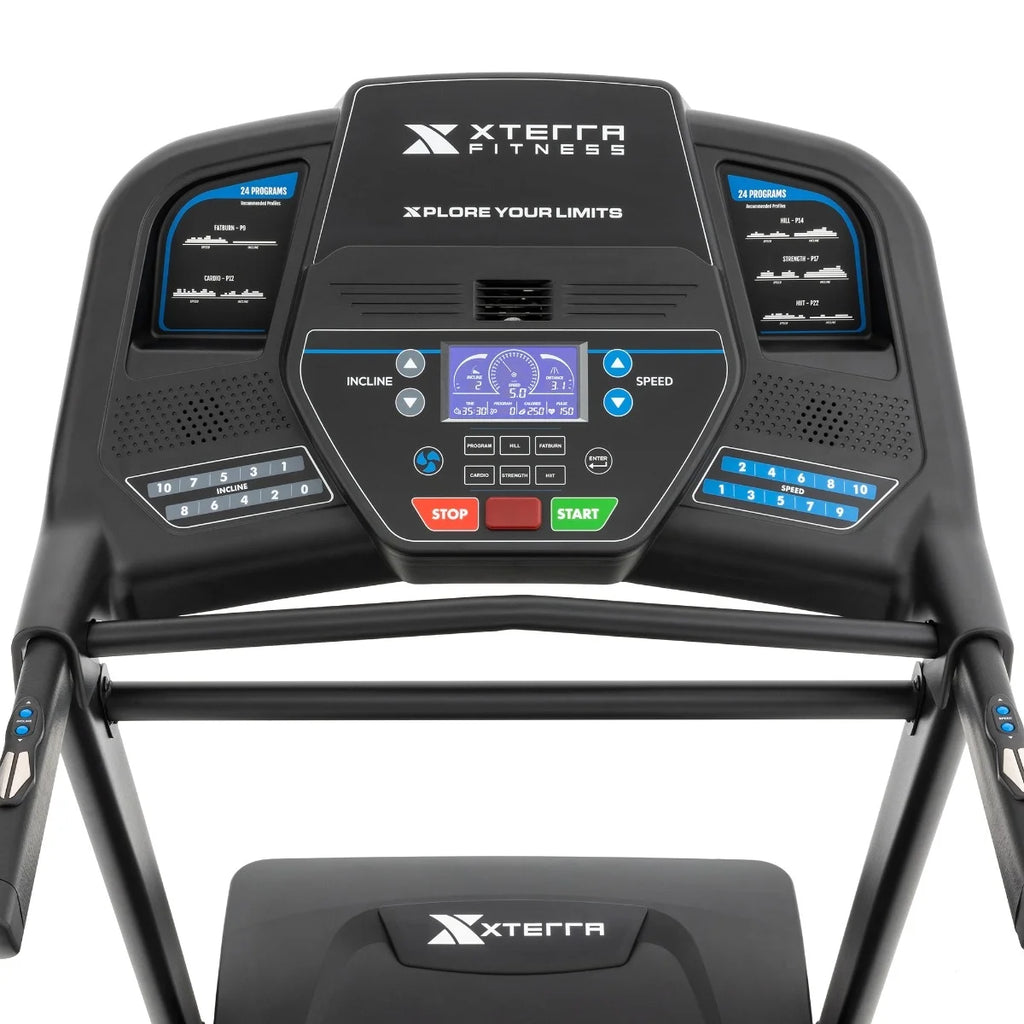 Electric Walking Desk Exercise Treadmill, Blue and Black, 350 Lb