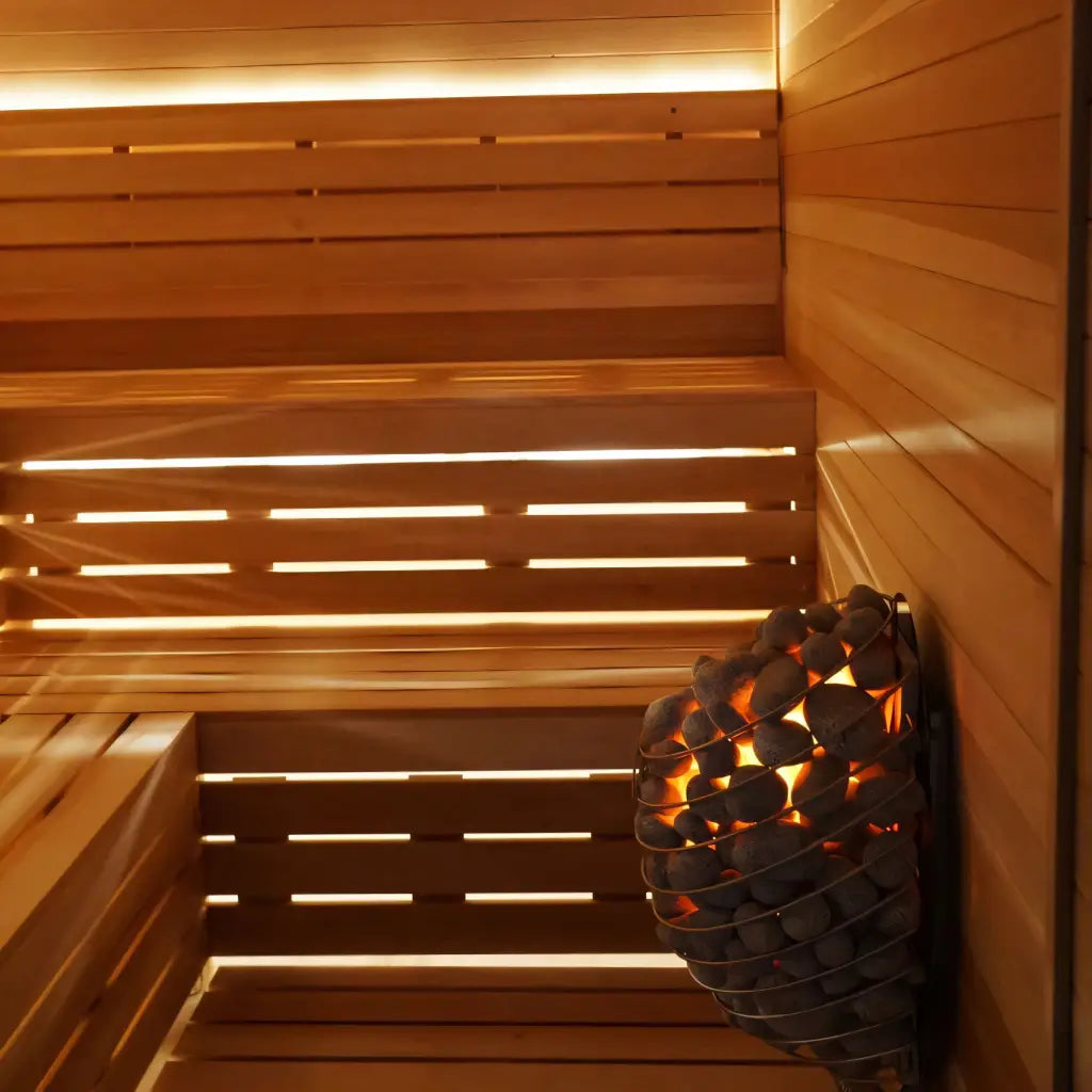 Custom Indoor Sauna Room - 6' x 9' x 8'