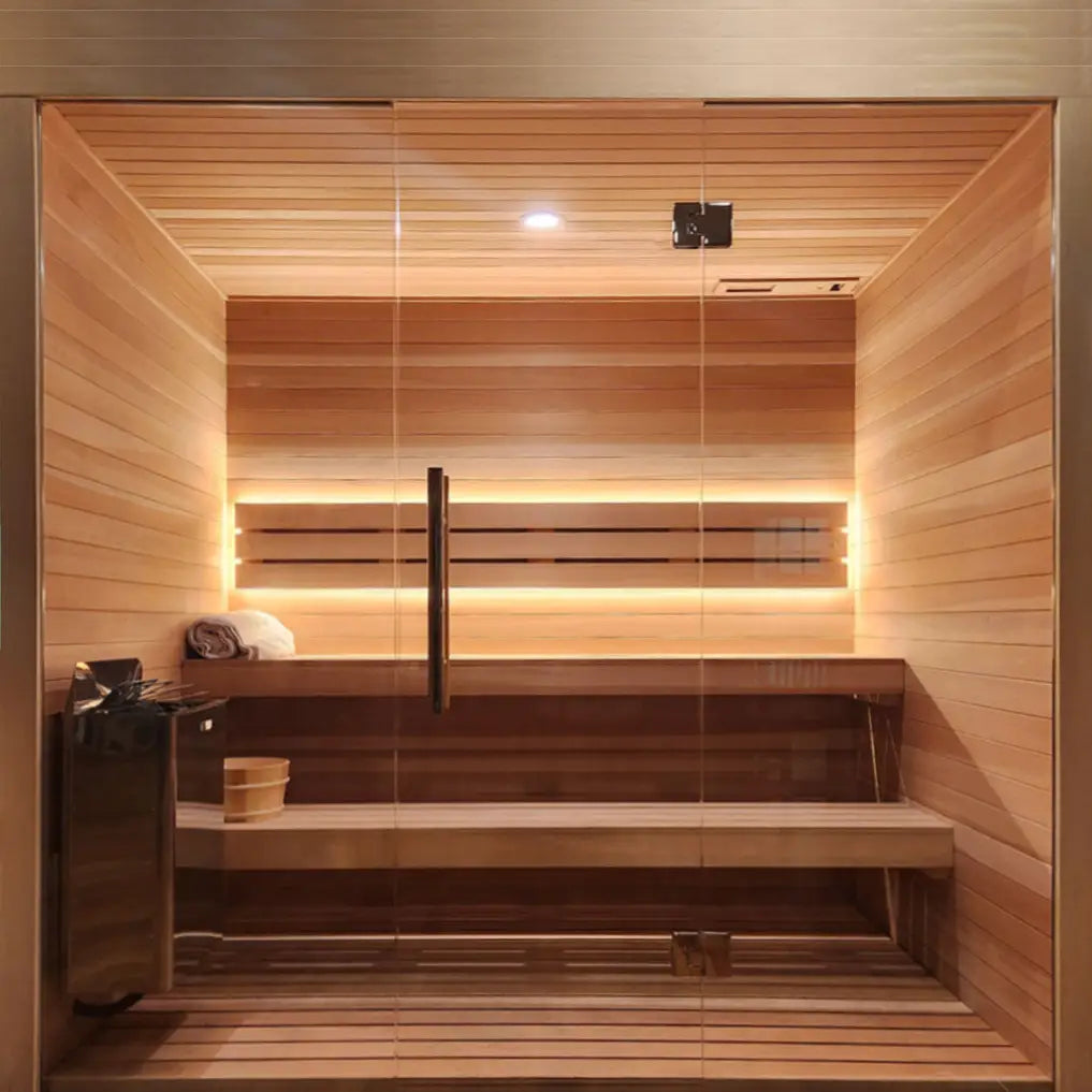 Custom Indoor Sauna Room - 6' x 9' x 8'