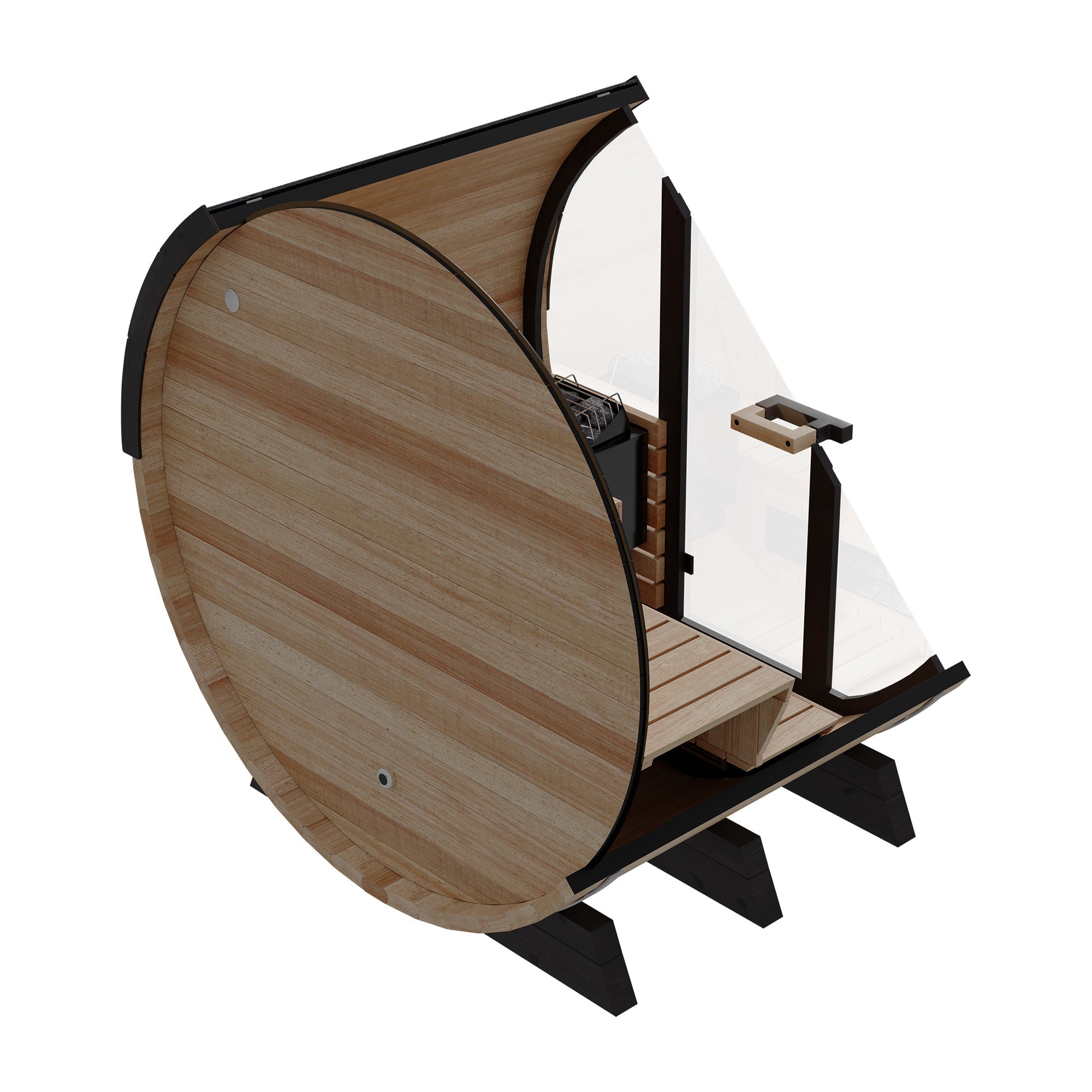Finnmark Thermo-Aspen Combination Barrel Sauna FD-7