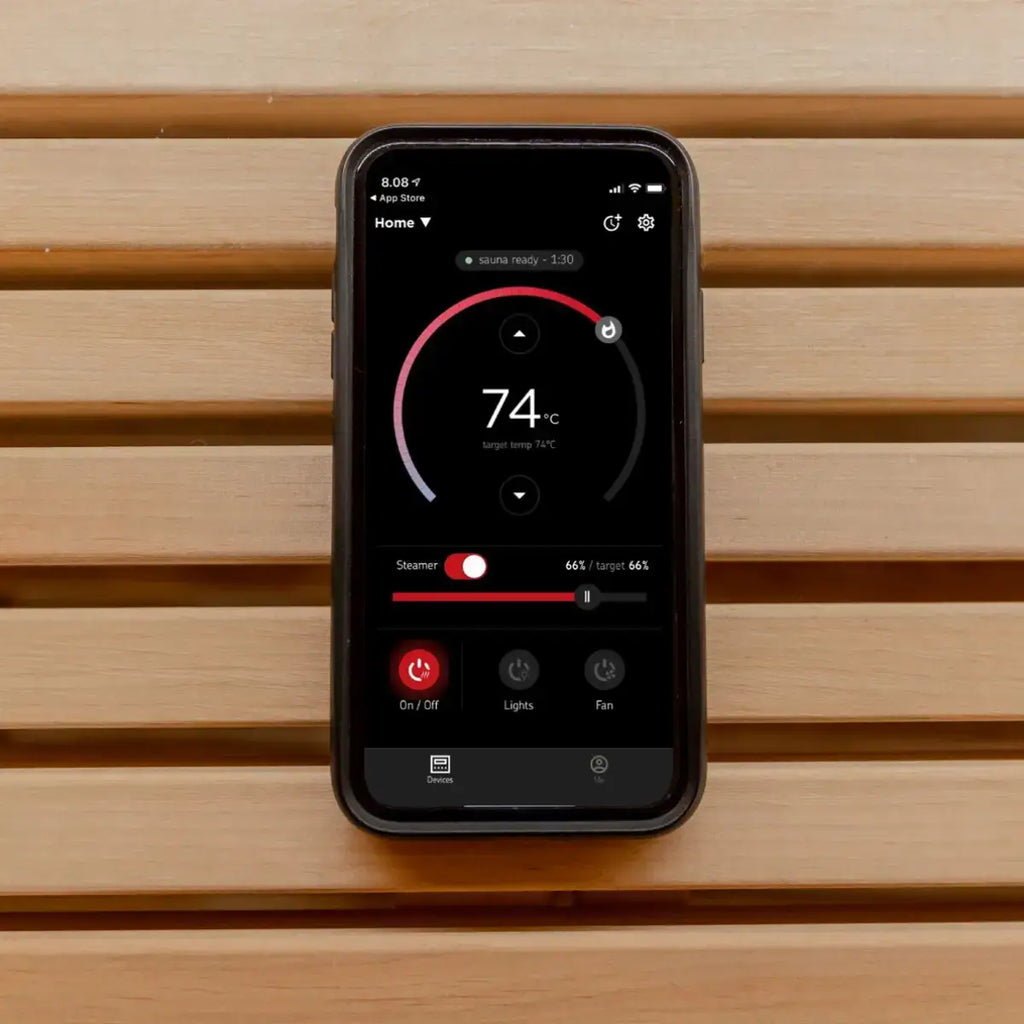 Harvia Virta 8KW Ultimate Sauna Heater with WiFi Digital Control, Sauna Stones and Heater Guard - Finnish Sauna Builders