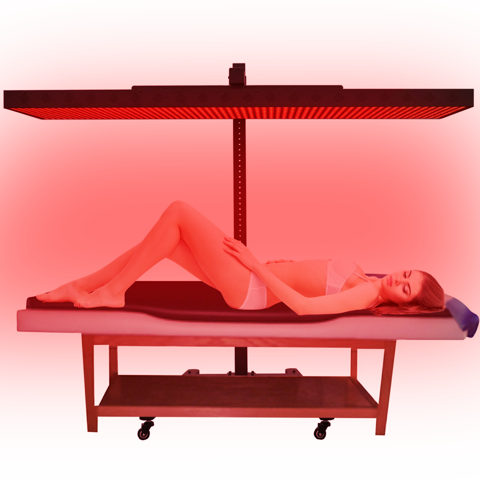 Horizontal  Rolling Stand for EXESAS Red Light Therapy Panels, Compatible only with EXESAS Panels. (Stand Only, Panel Sold Separately)
