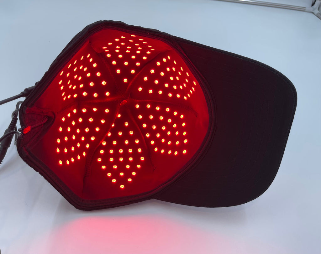 Red Light Therapy Hat – 900 LEDs for Hair Regrowth & Recovery | Includes 12V Car Adapter