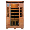 2-Person Hemlock Premium Infrared Sauna with 6 Carbon Heaters