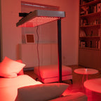 Horizontal/Vertical Powered Automatic Rolling Stand for EXESAS Red Light Therapy Panels, Auto Height Adjustment, (Panel Sold Separately)