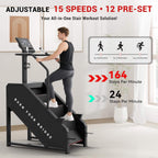Rovix Commercial Stair Stepper With LED Display And 15 Resistance Levels (SAK91837)