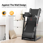 Rovix Compact 3.5HP Foldable Electric Treadmill With Bluetooth, LCD Display & 12 Pre-Set Running Programs (SAK25879)