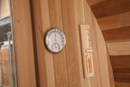 Blisspod | Prague | Canadian Red Cedar Outdoor Steam Barell Sauna | Full Glass Back