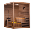 Golden Designs "Kuusamo Edition" 6 Person Indoor Traditional Steam Sauna