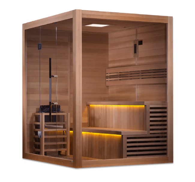 Golden Designs "Kuusamo Edition" 6 Person Indoor Traditional Steam Sauna