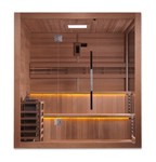 Golden Designs "Kuusamo Edition" 6 Person Indoor Traditional Steam Sauna