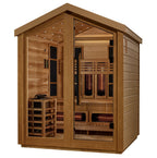 Golden Designs "Loviisa" 3-Person Full Spectrum PureTech™ Hybrid Outdoor Sauna