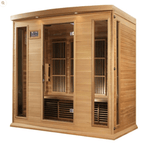 Maxxus "Chaumont Edition" 4-Person Near Zero EMF FAR Infrared Sauna with Canadian Red Cedar