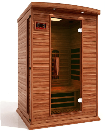 Maxxus "Cholet Edition" 2-Person Full Spectrum Near Zero EMF FAR Infrared Sauna with Canadian Red Cedar