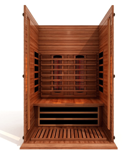 Maxxus "Cholet Edition" 2-Person Full Spectrum Near Zero EMF FAR Infrared Sauna with Canadian Red Cedar