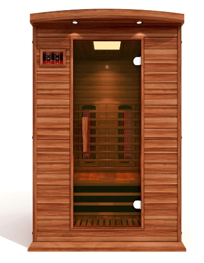 Maxxus "Cholet Edition" 2-Person Full Spectrum Near Zero EMF FAR Infrared Sauna with Canadian Red Cedar