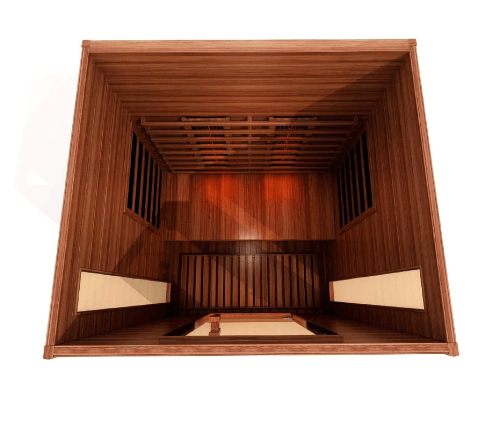 Maxxus "Cholet Edition" 2-Person Full Spectrum Near Zero EMF FAR Infrared Sauna with Canadian Red Cedar