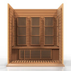 Maxxus "Montilemar Edition" 3-Person Near Zero EMF FAR Infrared Sauna with  Canadian Red Cedar