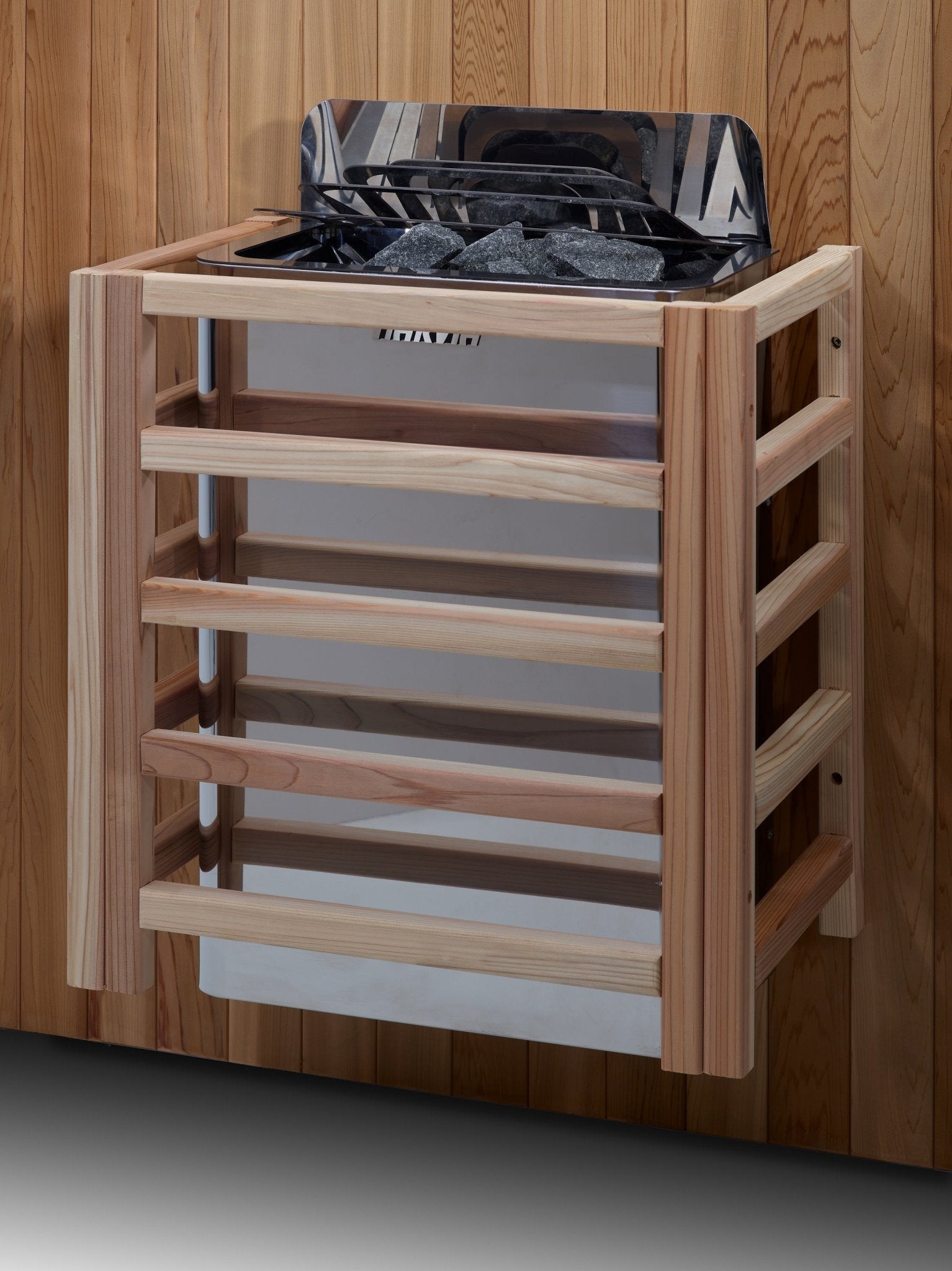 Golden Designs "Toledo" 6-Person Full Spectrum Indoor Hybrid Sauna with Harvia Stove