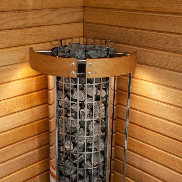 Harvia Cilindro Half Series 9kW Stainless Steel Sauna Heater at 240V 1PH