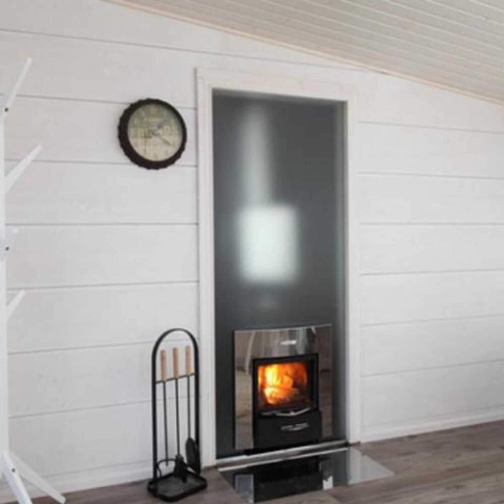Harvia Duo Series Stainless Steel Wood Sauna Stove With Sauna Stones [WK200SLUX/WK360SLUX] (SAK68420)