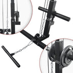 Rovix Heavy-Duty 1000LBS Professional Multi-Function Adjustable Power Cage Rack (SAK98149)