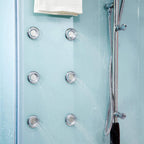 Maya Bath Platinum Comfort Steam Shower With Whirlpool Bathtub [2025 Edition] (SAK93561)