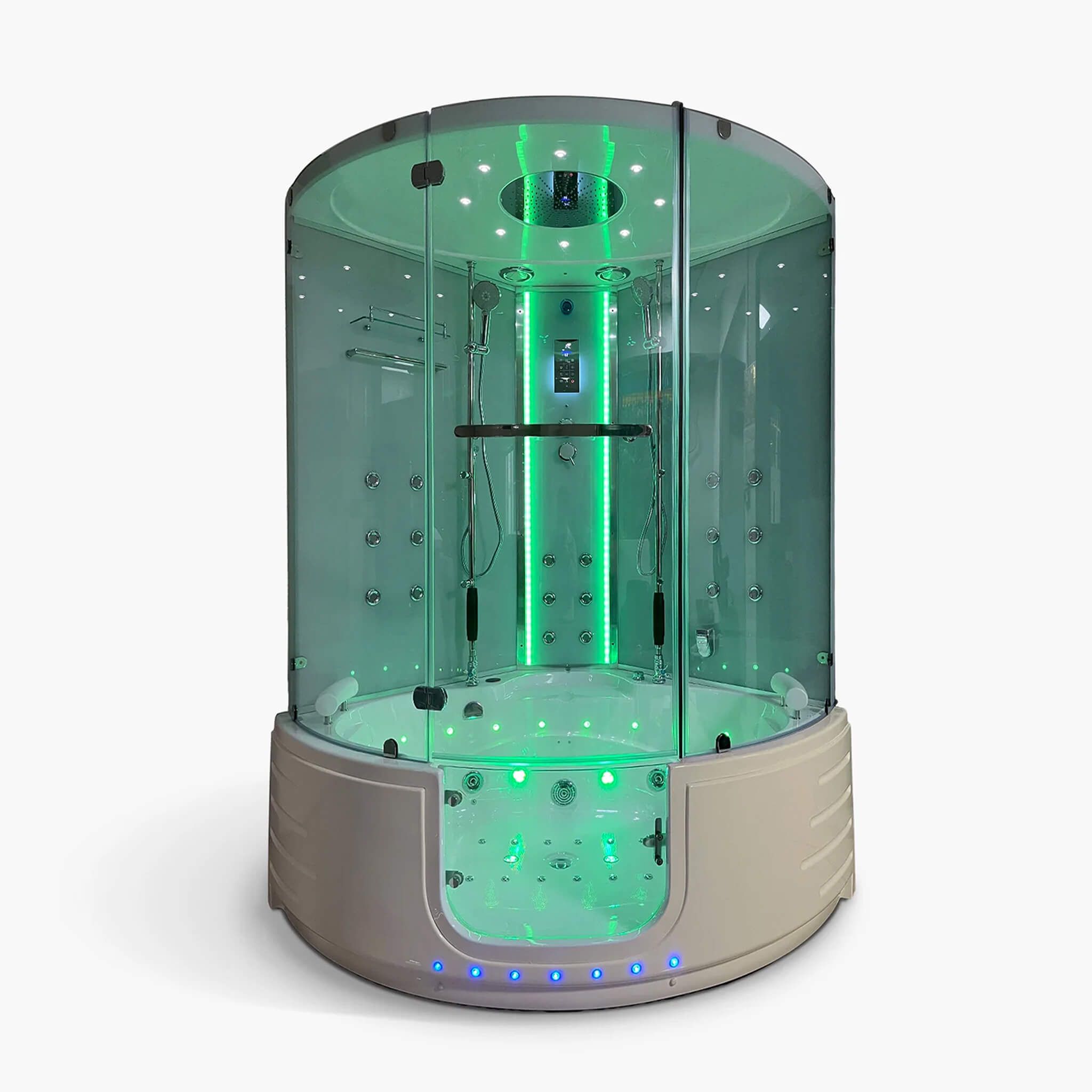Maya Bath Platinum Comfort Steam Shower With Whirlpool Bathtub [2025 Edition] (SAK93561)