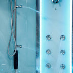Maya Bath Platinum Comfort Steam Shower With Whirlpool Bathtub [2025 Edition] (SAK93561)