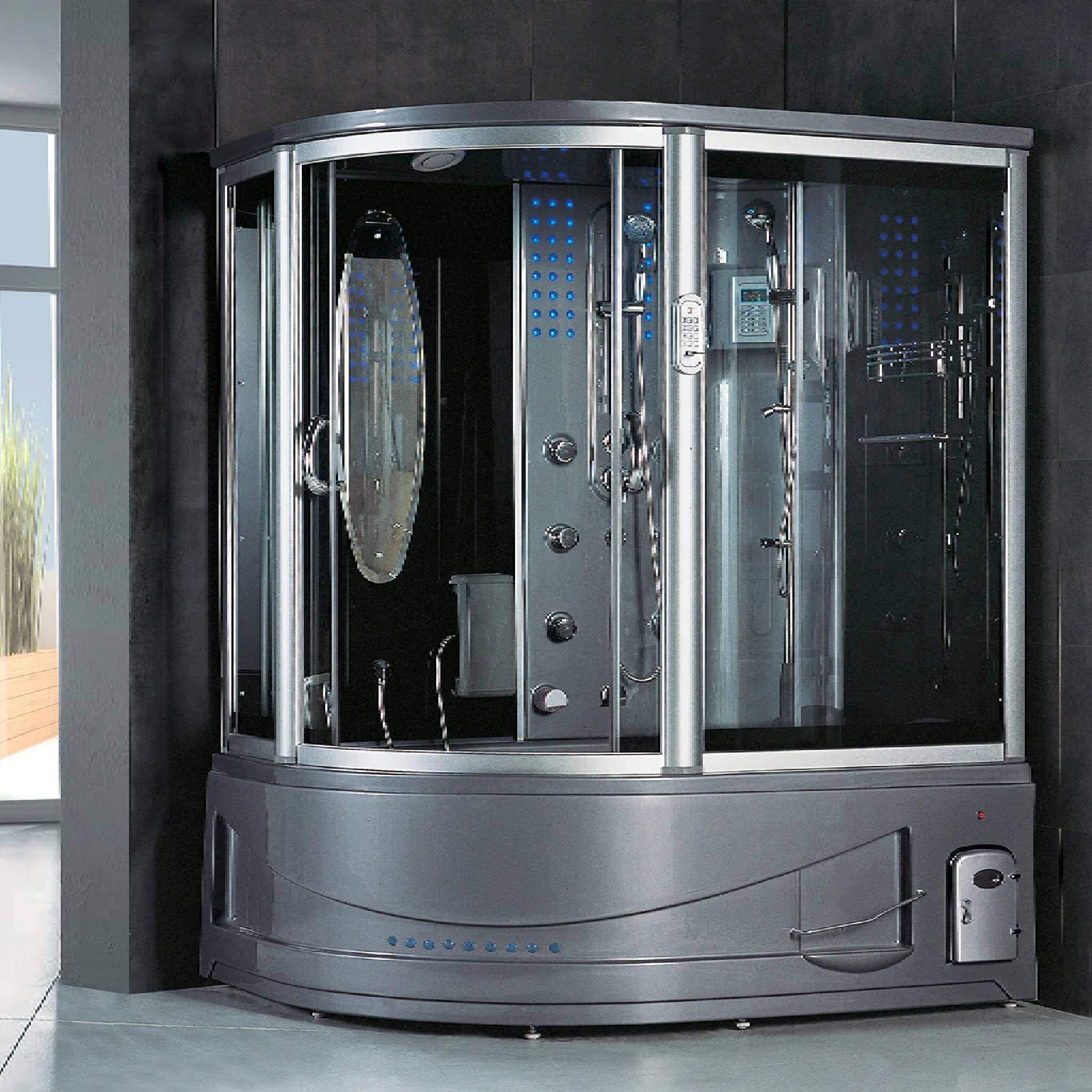 Maya Bath Siena Steam Shower With 10 Acupuncture Jets (SAK31847)
