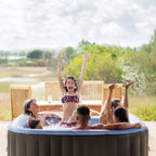 MSpa C-TE062 Tekapo Comfort Series Six-Person Inflatable Square Bubble Spa Hot Tub With 132 Bubble Jets (SAK80641)