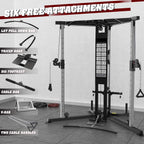 Rovix Premium Home Cable Crossover Full Body Workout Fly Machine, 350LBS (SAK06341)