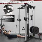 Rovix Premium Home Cable Crossover Full Body Workout Fly Machine, 350LBS (SAK06341)