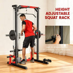 Rovix All-In-One Home Gym Squat Rack With Pull Up And Lat System (SAK95431)