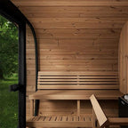 SaunaLife Model CL7G 6-Person Cube-Series Luxury Wooden Outdoor Home Sauna Kit [SL-MODELCL7G] (SAK95274)