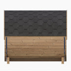 SaunaLife Model E8 Ergo Series 6-Person Outdoor Thermo-Spruce Sauna Barrel [SL-MODELE8] (SAK31809)