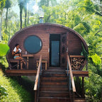 SaunaLife Model G11 Outdoor Home Sauna Kit