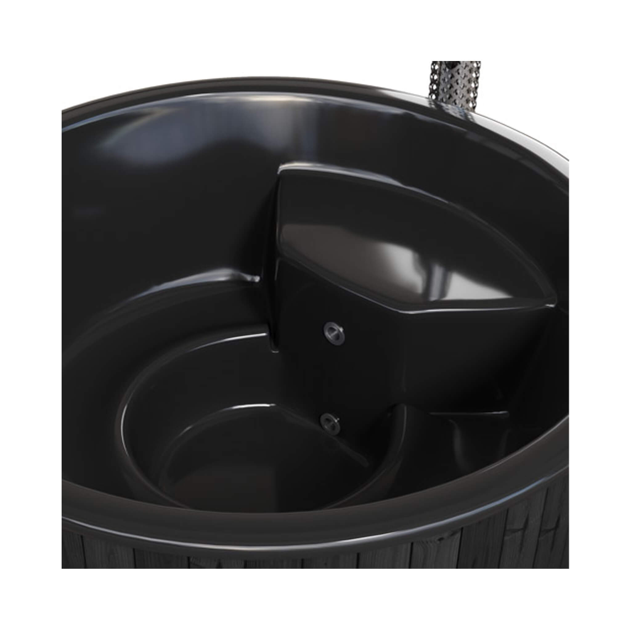 SaunaLife Model S6B 7-Person Soak-Series Home Wood-Burning Hot Tub [SL-MODELS6B] (SAK13679)