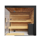 ThermaSol Lumaria 2-5 Person Indoor Glass Sauna Cabin [14-LUMARIA] (SAK84962)
