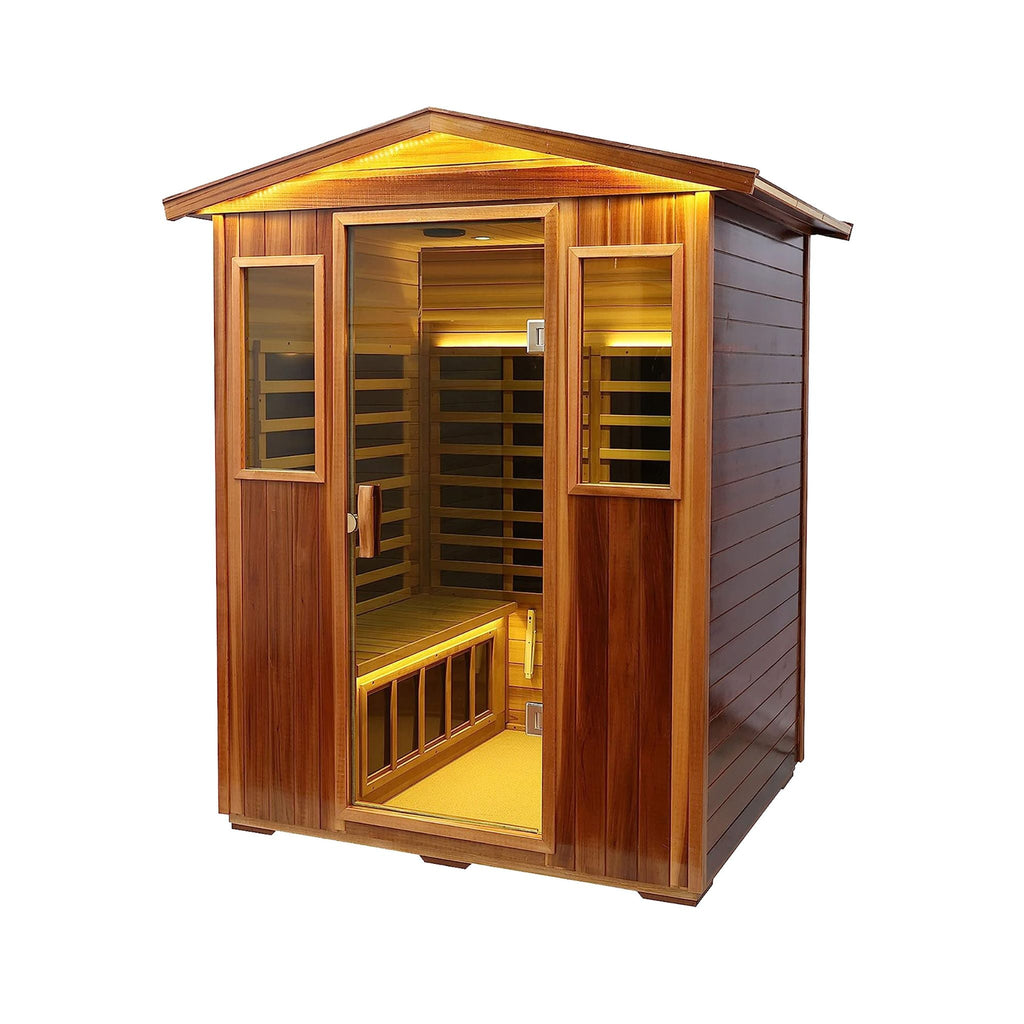 Thermora Kairo 4-Person Outdoor Infrared Hemlock Sauna